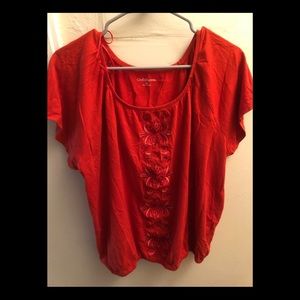 OVER THE SHOULDER CROP TOP